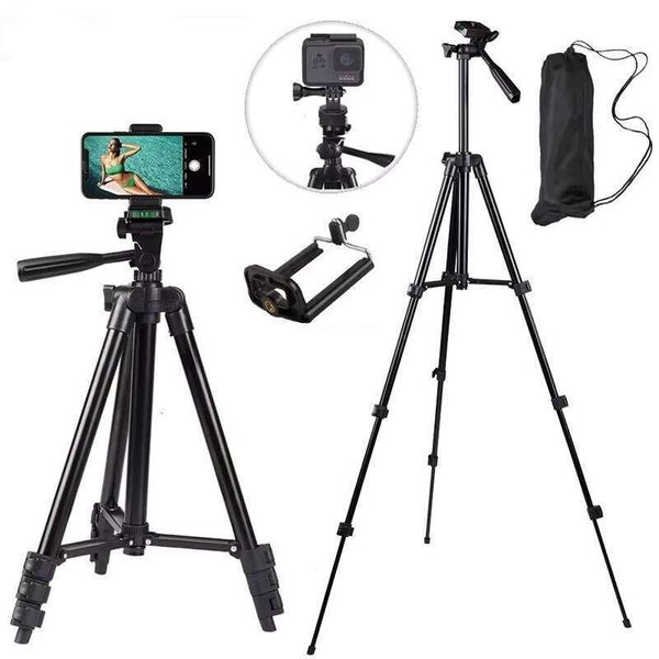 3120 100cm Camera Tripod Stand Phone Holder Lightweight Universal Photography For Xiaomi Huawei DSLR