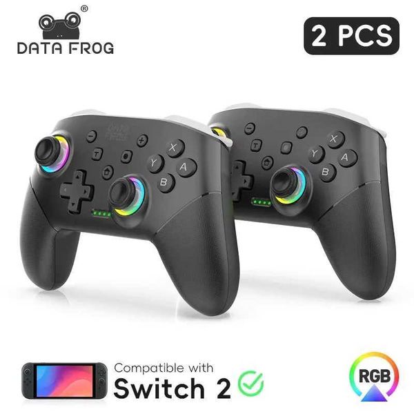 DATA FROG S80 Pro 2PCS Wireless Game Controller For Switch 2 / Switch OLED / Switch Lite Console Gamepad For PC H260519
