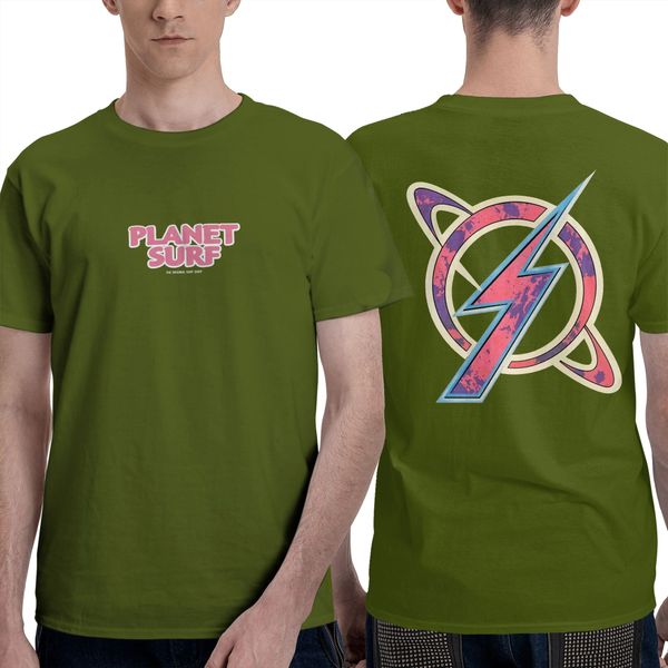 Planet Lightning Graphic Black T-Shirt, Breathable Streetwear Casual Tee 2026