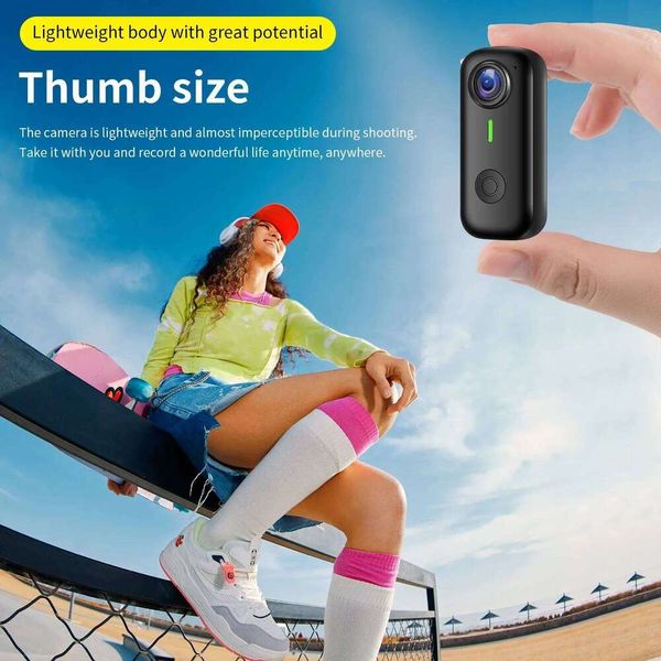 Necklace-style portable sports camera can record videos, cycling pet vlog recorder 26Y0520