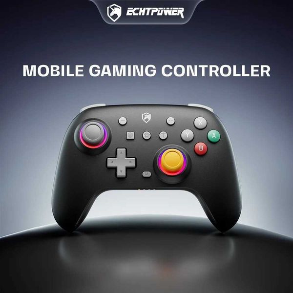 Echtpower Wireless Controller for Switch/OLED/Lite/Switch 2 Hall Effect Joystick No Drift 6-Axis Gyro Wake-Up Turbo G H260519