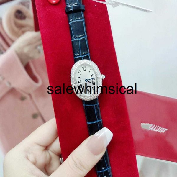 Designer Brand C Watch Barrel-shaped watch womens bathtub oval-shaped watch Douyin popular womens watch waterproof quartz watch vintage luxury watch wholesale QVSV