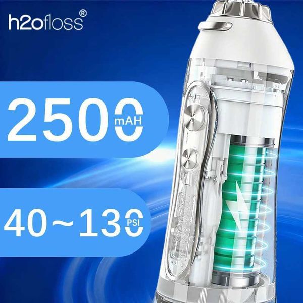 H2ofloss Cordless Water Flosser 140I 5 Modes 5 Ti 300ml 2500mAh USB Rechargeable Portable Oral Irrigator for Teeth Cleaning T260520NOPM