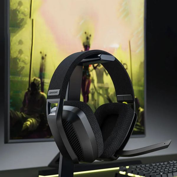 BINNUNE 24GHz Wireless Gaming Headset with Mic for PS5 PS4 PC Mac Playstation Bluetooth Gaming Headset with Microphone 260521