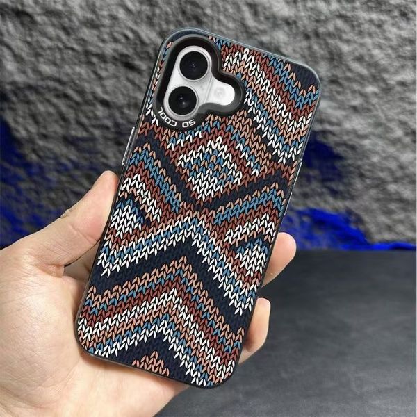 Comfortable Woven texture suitable for Apple 16 Pro Max phone case, iPhone 15 high-end 14 Pro, new 17, style