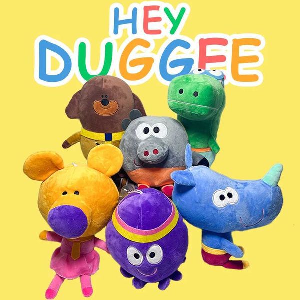 NEW 2025 1-6pcs Hey Duggee plush toys Hi Dodge Plush Archie Kindergarten Doll Pillow Gift L260522