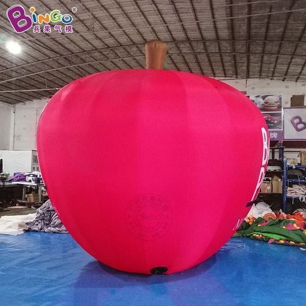 Inflatable Apple Powder Cartoon Air Mold Ping An Market Mall Opening Event Decoration