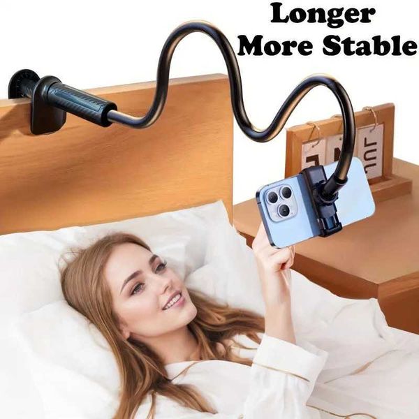 Lazy Goose Neck Mobile Phone Holder 360 Rotating Long Arm Bedside Table Accessories Grip Z260522