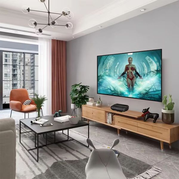 2026 NEW ALR T Prism UST Ultra Short Throw Projector Screen Ambient Light Rejecting Projection Curtain 3D 4K 8K Support