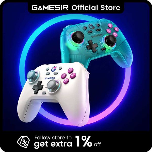 GameSir Nova Wireless Switch Controller Bluetooth Gamepad with Hall Effect for Nintendo Switch 2 iPhone Android Phone PC Z260526