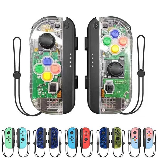 Joy Pad Joycons Gamepad for Nintendo Switch Joystick Bluetooth Wireless Game Controller Joystick with Trubo Video Game Consoles Z260526