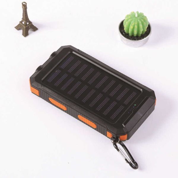 Best-selling waterproof solar power bank with 20000mAh capacity, suitable for outdoor camping lights and portable power supply.J260527