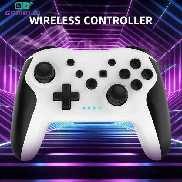 GAMINJA Wireless BT Controller For Nintendo Switch Pro Smartphone PC TV Box Tablet 3 Tesla Gamepad PC Joystick 24G Controller Z260526