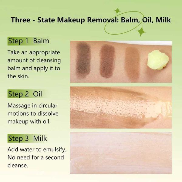Makeup remover cream deeply cleanses the face eyes and lips with a gentle non irritating oil M260528