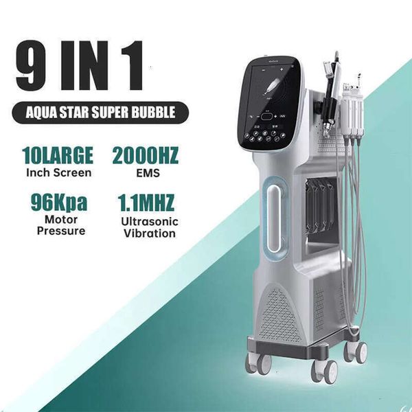 Best Price 9 In 1 Aqua Beauty Machine Skin Scrubber FPerfectly Lift Moisturizing Care Dermabrasion Microdermabrasion Machin