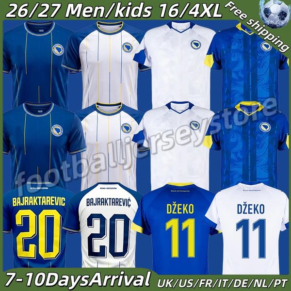 2026 2027 Bosnia and Herzegovina World Cup Dzeko Soccer Jerseys 26 27 home and away Fan Football Shirts DEMIROVIC ALAJBEGOVIC BAJRAKTAREVIC Maillot de football