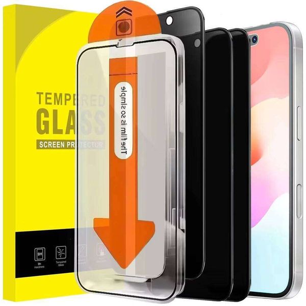 Easy Install Screen Protector For Google Pixel 10 9 Pro XL 9A 8A 8 7A 6A Anti-Spy Tempered Glass Auto Alignment Kit Film