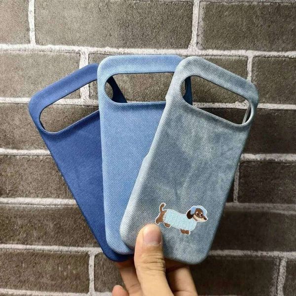 Niche Couple Design Cowboy Cloth Texture Premium Leather Case for Google Pixel 10 9 Pro XL 9A PC Slim Drop-Proof Protector Cover