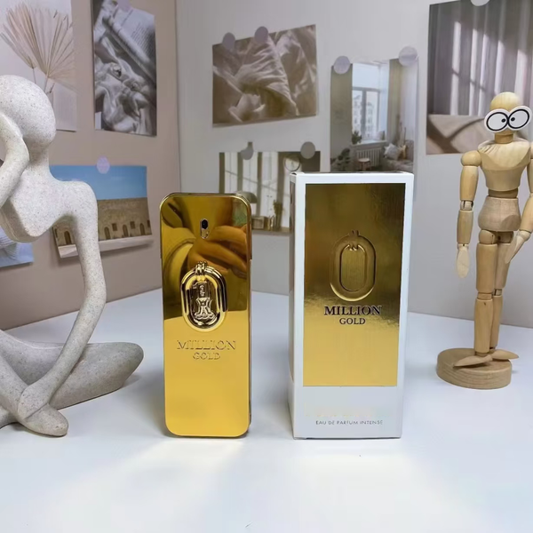 Perfume 100ml Gold Men Perfume Eau De Parfum Long Lasting Smell Brand Woman Fragrance Cologne Spray High Quality