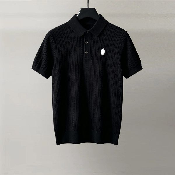 Men's Plus Tees & Polos Round neck embroidered and printed polar style summer wear with street pure cotton r4575235
