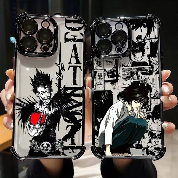 Anime DEATH NOTE Misa Amane Plating Phone Case For iPhone 17 16e 16 15 14 13 12 11 Pro Max X XR XSMax Mini Air Plus Anti-Fall J260703
