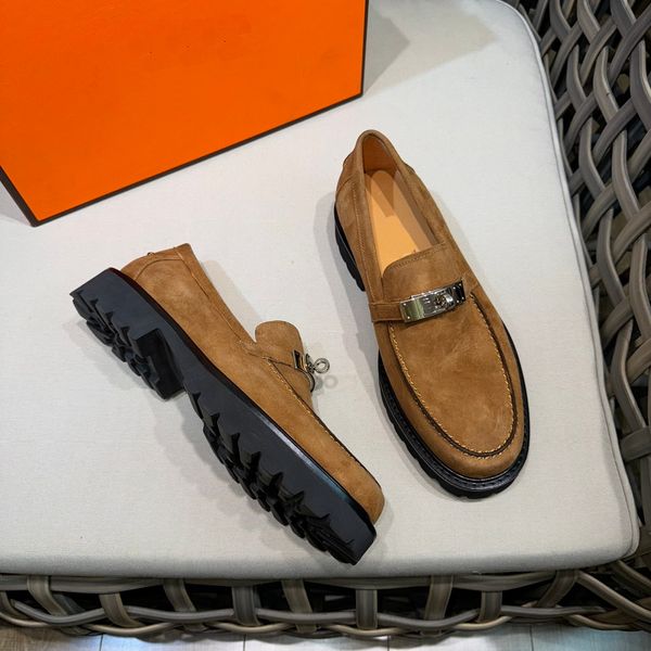 Step Up in Style: Premium Genuine Leather Loafers for Men
