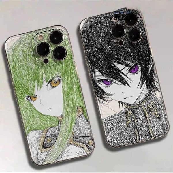 Comic Luxury Code Geass Phone Case For Redmi Note 15C 14 13 12 12S 12C 11 10 10C 13C 10s A1 A2 A3 Pro Plus 4G 5G soft TPU D260706