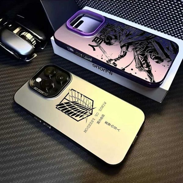 Anime Hot Attack on Titan Phone Case For iPhone 17 16e 16 15 14 13 12 11 mini Pro Max X XR XSMAX 8 7 Air Plus Anti Fall Matte D260706