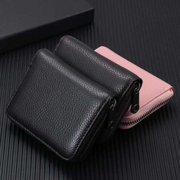 Luxury Zipper RFID Blocking Wallet Case Credit Card Holder Purse