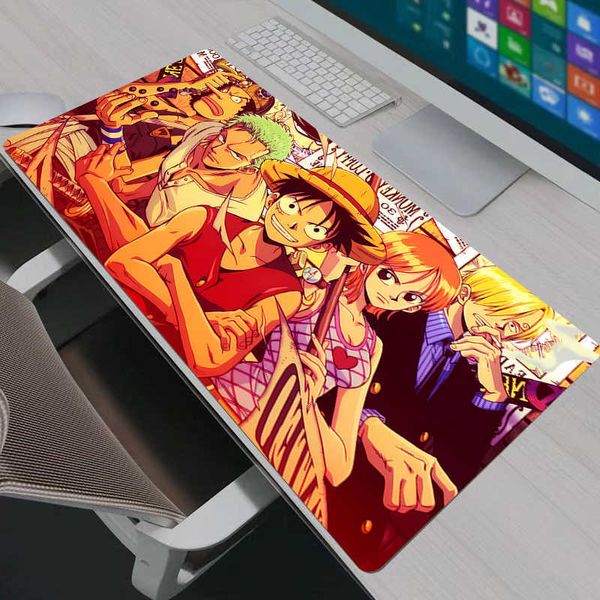 Mouse Computer Pad Gamer Mouse Pads Large Gaming Mousepad XXL One Piece Luffy Desk Mause Pad Keyboard Mouse Carpet Mouse Pads D260707