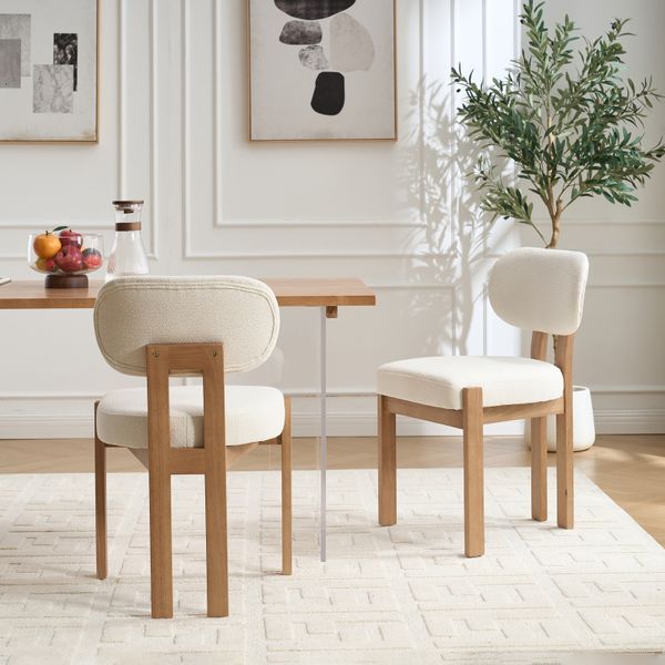 Room Chairs Set of 2, Modern Fabric Upholstered Farmhouse Dinner Chair for Kitchen Dining Our product quality