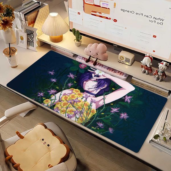 Anime Movie C-Chainsaw Man R-Reze Mouse Pad Non-slip Rubber Gamer Balance Computer Mat Decoracion Deskmat Laptop Office Large C260729
