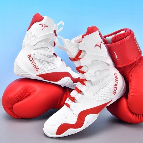 Men Non-Slip Boxing Comfortable Outdoor Top Quality Struggle Combat Fitness Breathable Male Lightweight Wrestling Shoes 26L0707