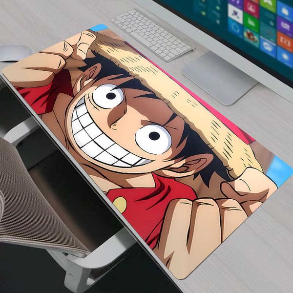 Pad Mouse Notbook One Piece Luffy Gaming Large Keyboard NonSlip Rubber Computer Carpet Desk Mat PC Gamer MousePad Youth Gifts D260707