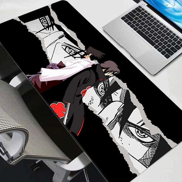 Itachi Uchiha Madara N-Naruto Uzumaki Mouse Pad XL Lockedge Gaming Accessories Computer Gamer Keyboard Mouse Mat Desk Mousepad C260729