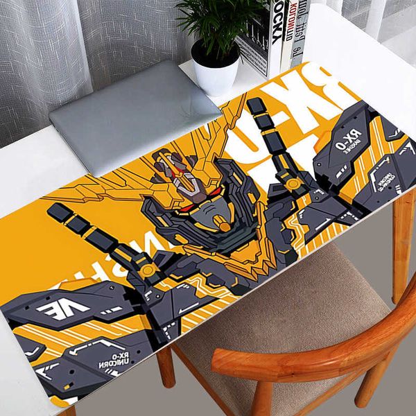 Pads Mouse Gundam Computer Varmilo Keyboard Mouse Pad Anime Gaming Accessories Table XXL Gamer Carpet Desk Mat Mousepad D260707