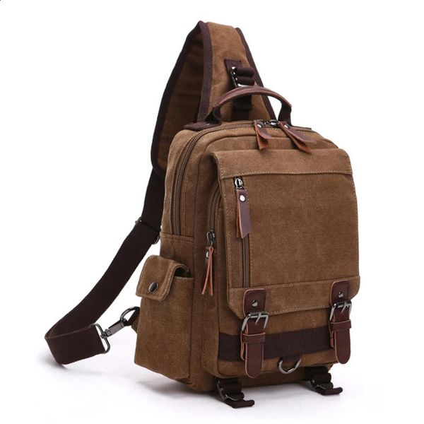 Small Canvas Backpack Men Travel Back Pack Multifunctional Shoulder Bag for Women Laptop Rucksack School Bags Female Daypack 260708