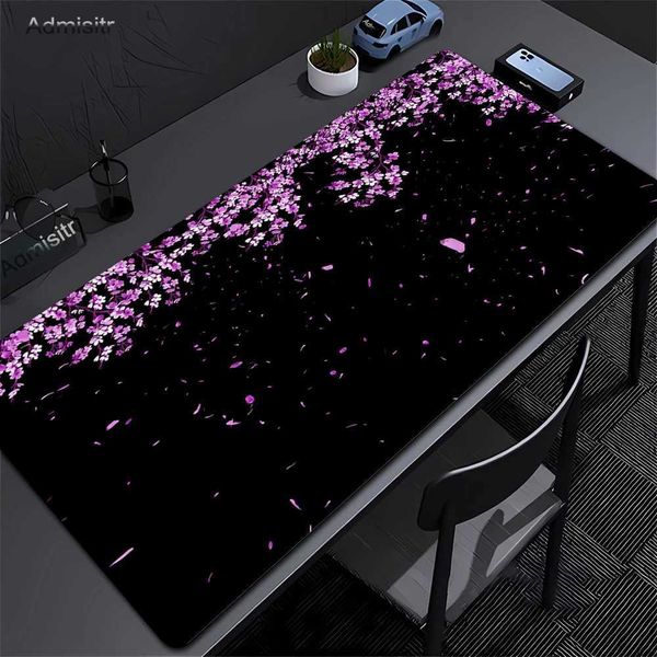 Japan Sakura ry Mousepad Bloss Mouse Pad XXL Laptops Gaming Big Deskmat Anime Off Carpet Gamer Keyboard Cputer Mat J260707