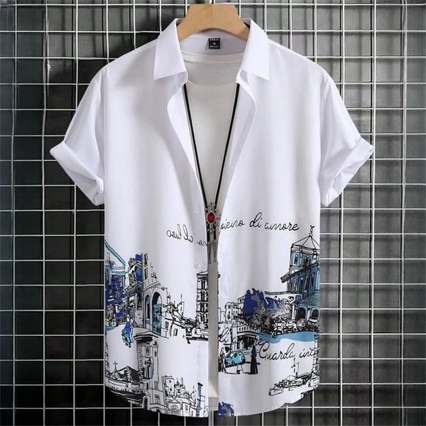 Stylish Men's Hawaiian Beach Shirts
