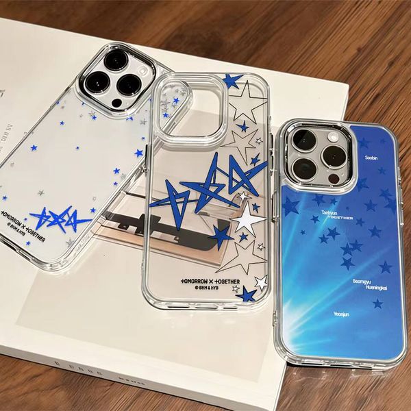 Hot K-KPOP T-TXT Phone Case For IPhone 17 16e 16 15 14 13 12 11 Mini Pro Max X XR XSMAX 8 7 Air Plus Transparent Soft Cover W260709