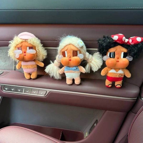 HOT Crybaby Vacation Mode On Series Blind Box Vinyl Plush Pendant Lovely Figure Collection Decorative Gift