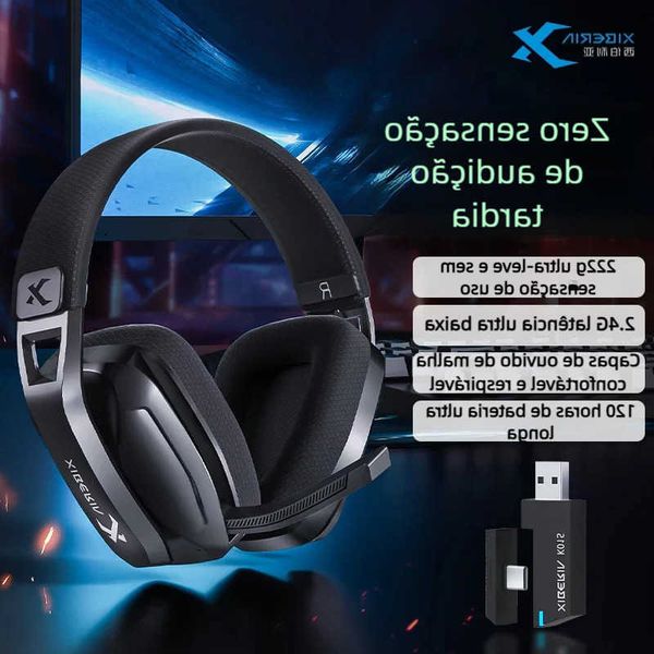 K01S XIBERIA 24GHz Wireless Headsets Gamer with Mic for PS5 PS4 PC Mac Phone Playstation Bluetooth Gaming Headphones USB/T-C D2607106R9M