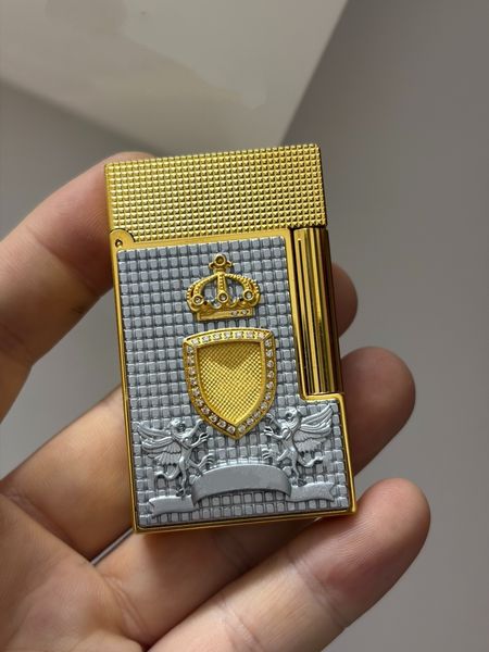 Exquisite lighter Double Fire 150Th Anniversary Diamond-Encrusted 2026 Model, Pure Copper High-Quality