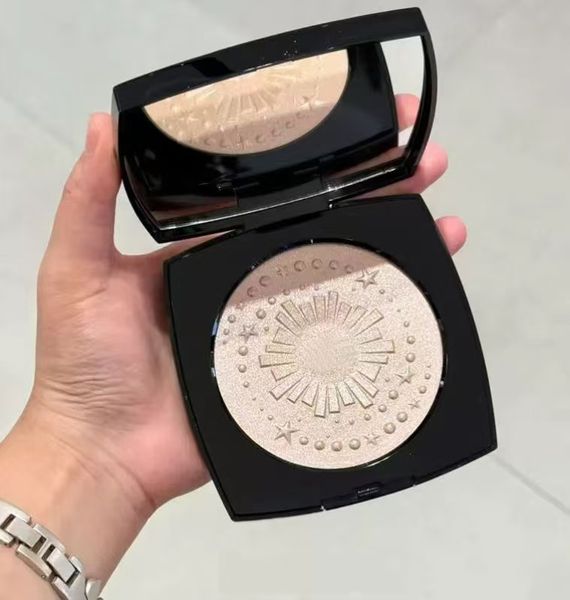 Luxury Top Quality New Designer Diamond Star Highlighter 15G Glitter Shimmer Champagne Highlight Makeup Face Brightening Illuminating Powder maquillaje With O