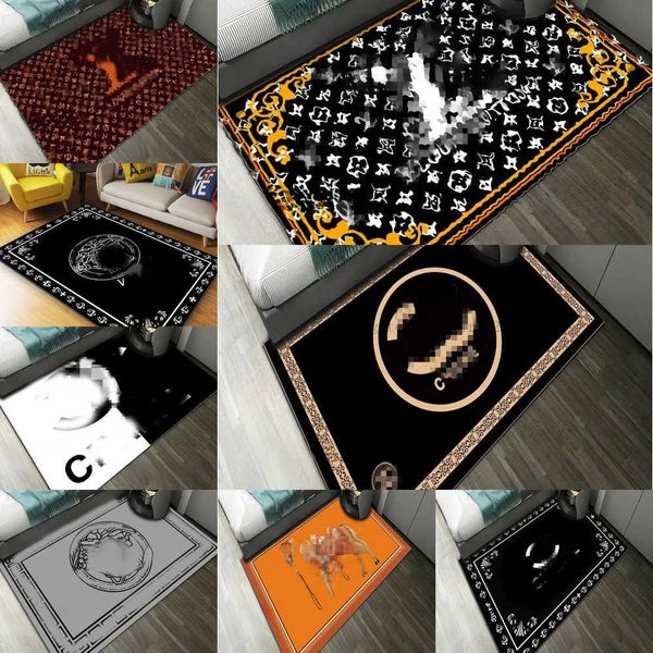 Designer Decor H Shaped Horse Rugs Trendy Living Room Carpet Bedroom Checkroom Door Mat Floor Mats Letters Hallway Rug Free ShippingZ260711
