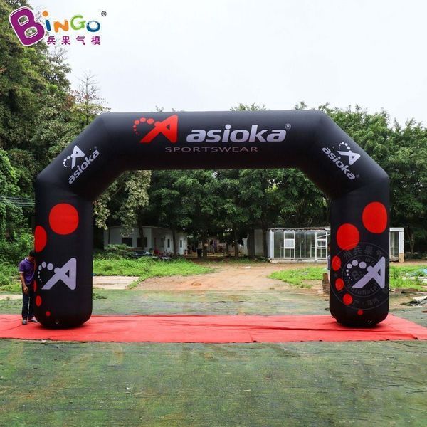 Large Inflatable Black Arch for Outdoors Events - Ideal Marathons & Sports Festivals