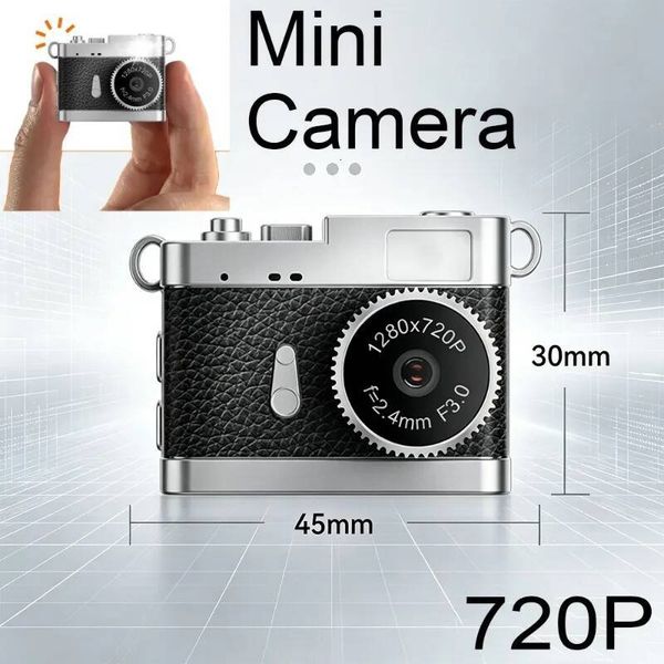 S142 Retro Digital 720P Video Recorder with LED Fill Light 0.96" IPS Screen Portable Mini Vintage Style Compact Camera J260714