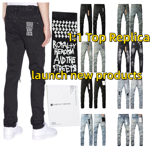 Top quality 2026 10A kusbi jeans purple jean purple jeans men Correct version 1:1 Mens denim jean jeans for mens designer rock revival jeans men denim pants
