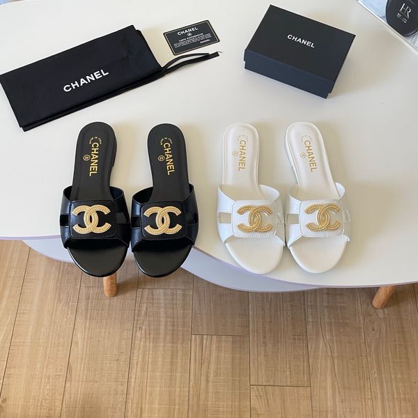 Designer Hollow Flat Ladies' Slippers