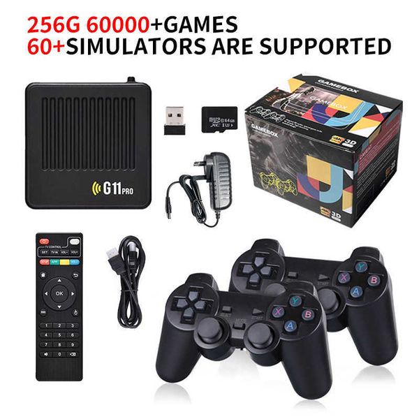 Premium G11PRO Gaming Console 4K Dual-System Android Wireless Dual-Player G11 Retro T260715